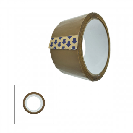Banda adeziva tip scotch, 48 mm x 54 m, uz universal, maro mat [1]
