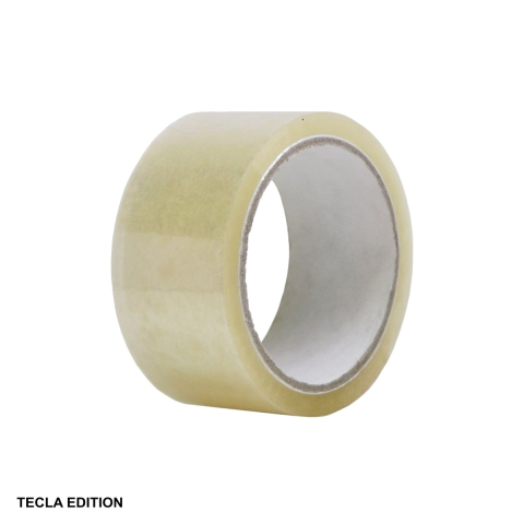 Benzi adezive - Banda adeziva transparenta Tecla Edition, acril 48mm x 60m, rezistenta la temperaturi extreme, pentru uz casnic, birou si industrial