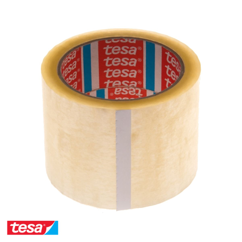 Adezivi si benzi adezive - BANDA ADEZIVA TRANSPARENTA 66M 75MM ADEZIV CAUCIUC SINTETIC TESA