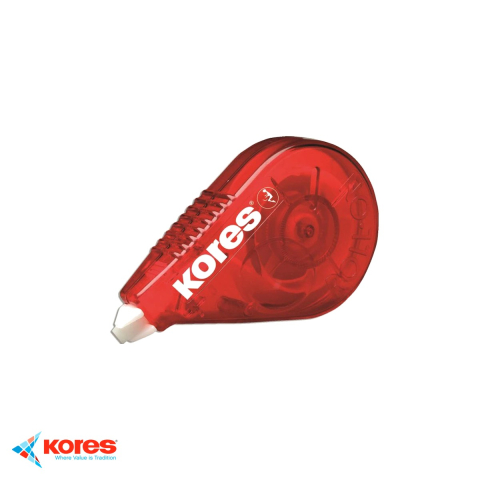 Corectoare si radiere - Banda corectoare Kores, latime 4.2 mm, lungime 15 m, film uscat cu rescriere imediata, pentru birou si scoala