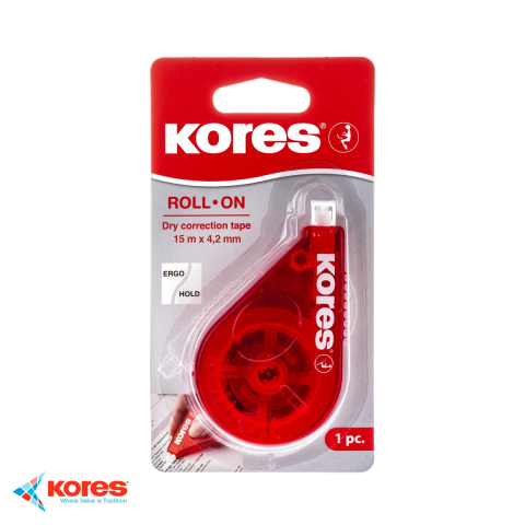 Banda corectoare Kores, latime 4.2 mm, lungime 15 m, film uscat cu rescriere imediata, pentru birou si scoala [3]