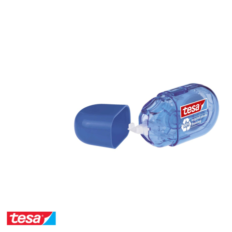 Banda corectoare Tesa, 5 mm x 6 m, suport PET rezistent, carcasa din plastic reciclat, pentru birou [4]