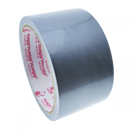 Adezivi - Banda de protectie panzata, Flores, dimensiuni 50 x 10 mm, pentru uz general, gri
