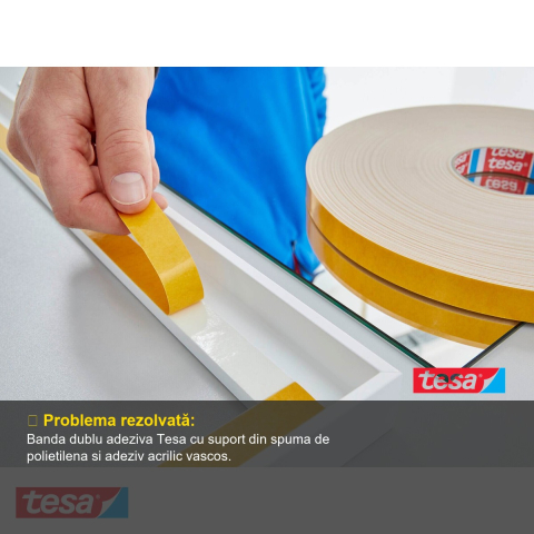 BANDA DUBLU ADEZIVA BURETATA 50M*25MM [3]