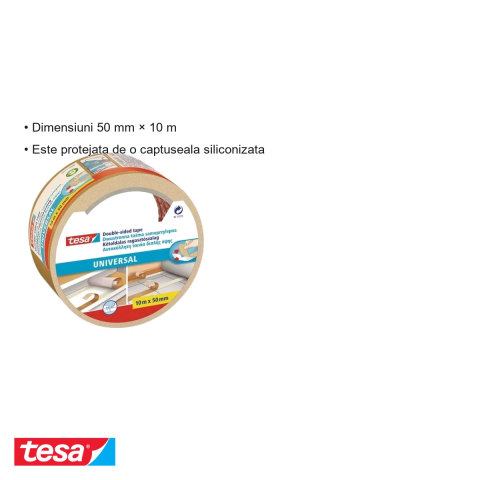 BANDA DUBLU ADEZIVA ALBA 10 M x 50 MM TESA [2]