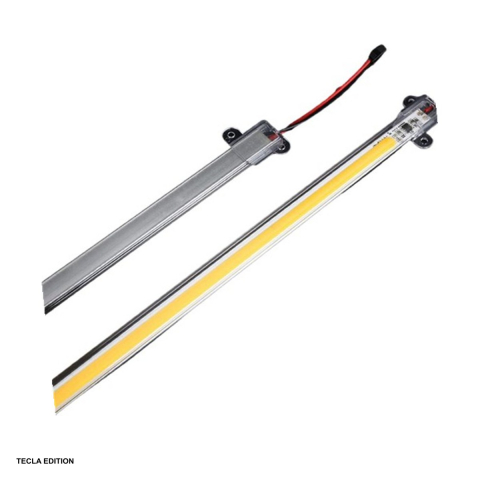 Benzi Led - Banda LED rigida COB 220V 6 W, 600 lm, alb rece 6400K, 500 x 16 mm, IP65, DL66B39