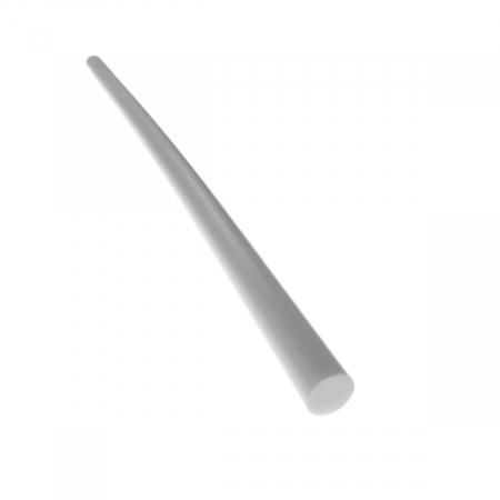 Accesorii lipit - Bara alba silicon 11mm diametru x 300mm lungime, 30g, baton rezerva pentru pistol de lipit