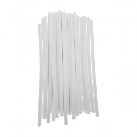 Bara alba silicon 11mm diametru x 300mm lungime, 30g, baton rezerva pentru pistol de lipit [6]