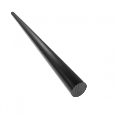Accesorii lipit - Bara neagra silicon 11mm diametru x 270mm lungime, 26g, baton rezerva pentru pistol de lipit