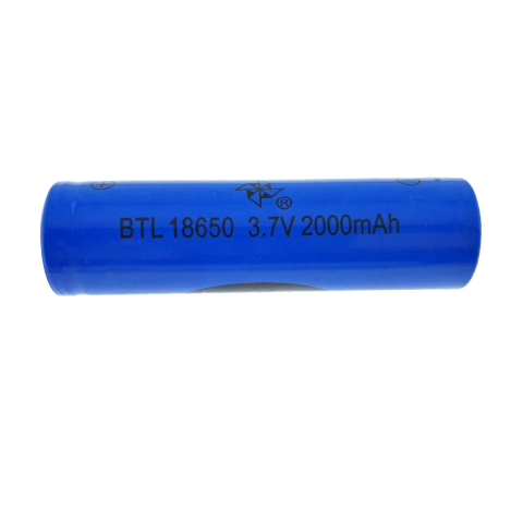 Baterie 18650, 2000mAh, 3.7V, Cap Plat (Flat Top), pentru Pachete de Baterii, Echipamente DIY si Aplicatii cu Curent Mediu [3]