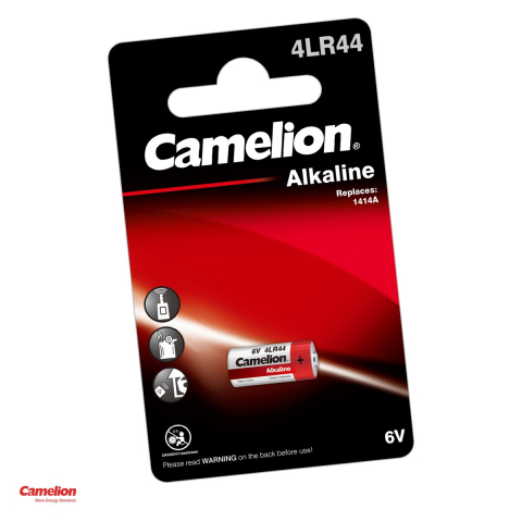 Baterie alcalina Camelion Camera Special 4LR44 476A, 6 V, 150 mAh, 12.6 x 25.1 mm, in blister [0]