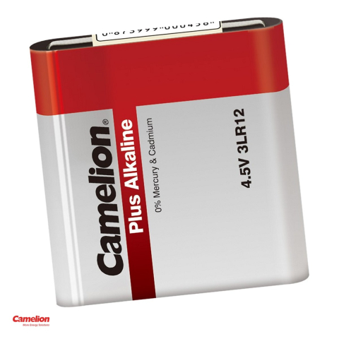 Energy - Baterie alcalina Camelion Plus Alkaline 3LR12, 4.5 V, 3000 mAh, baterie plata cu lamele, 61.5 x 21 x 65 mm, bulk