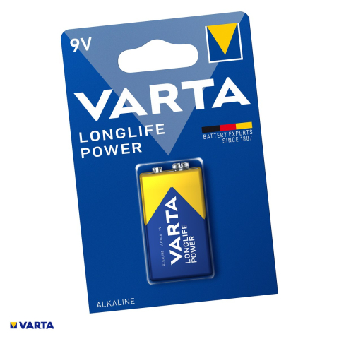 Energy - Baterie alcalina VARTA 9V 6LR61, 9 V, 48.5 x 26.5 x 17.5 mm, in blister