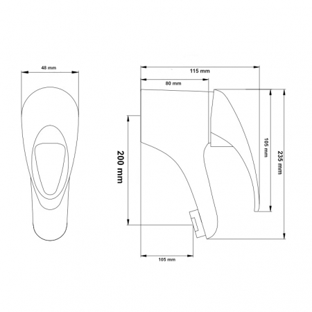 Baterie baie pentru lavoar, BBF-55008, montaj stativ, monocomanda, cartus ceramic, cu racorduri, finisaj cromat [2]