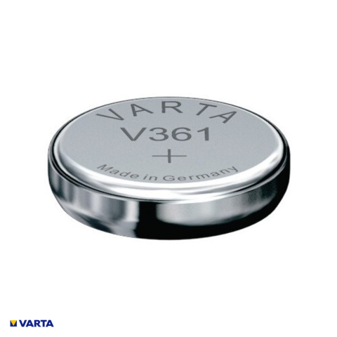 Baterie ceas VARTA V361 SR721W SR58 AG11, oxid de argint, 1.55 V, 18 mAh, 7.9 x 2.1 mm, in blister [3]