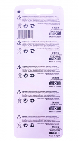 Baterie litiu MAXELL Hologram Edition CR2016 3V 5bucati/blister [3]