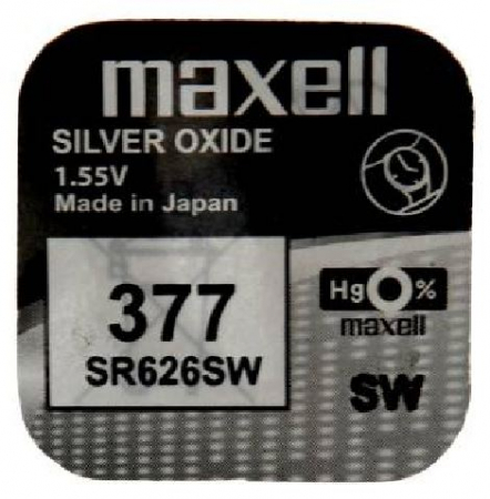 Baterie buton MAXELL SR626 Silver SW / AG4 / 377 / 1.55V [1]