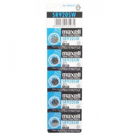 Baterie buton Silver MAXELL SR-920 SW /370/371/AG6 1.55V [1]