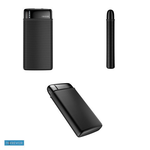 Baterie externa (power bank) Forever TB-100L, 20000 mAh, 2x USB-A + USB-C + microUSB, 10W, negru [3]
