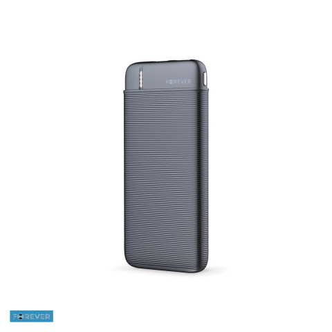 Energy - Baterie externa (power bank) Forever TB-100S, 5000 mAh, USB-A + USB-C + microUSB, 10W, cu cablu inclus, negru