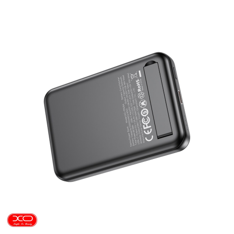 Baterie externa wireless magnetica (power bank) XO PR264, 10000 mAh, USB-C, 20W, negru [3]