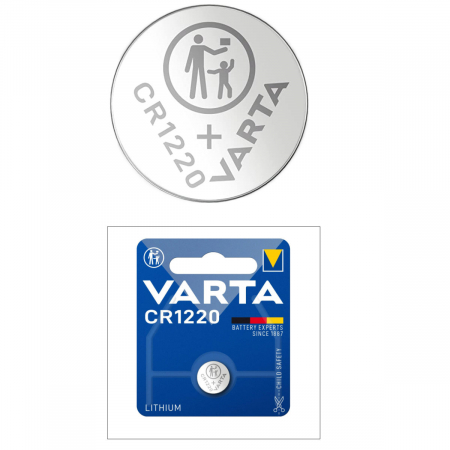Baterie Litiu 3V CR1220, tip moneda, Varta 27689, in blister [1]