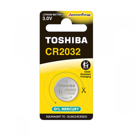 Baterie Litiu 3V CR2032 tip moneda, Toshiba 10806, in blister [1]