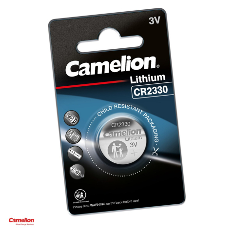 Energy - Baterie litiu Camelion CR2330, litiu - dioxid de mangan, 3 V, 260 mAh, 23 x 3.0 mm, in blister