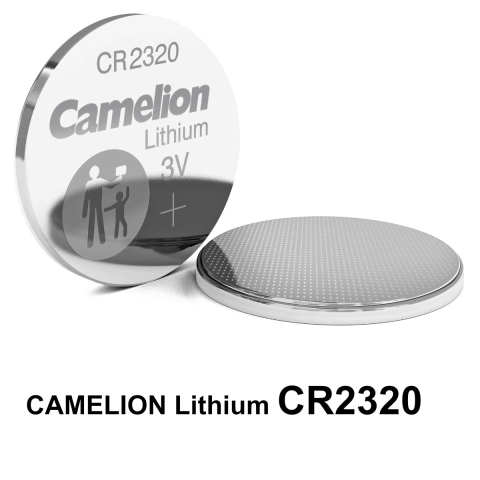 Baterie Litiu CR2320 / BR2320 3V 130mAh, Dimensiuni 23x2.0 mm, Pentru Dispozitive Subțiri, Aparate Medicale, Chei Masina, Blister 1 Bucata, Camelion [1]