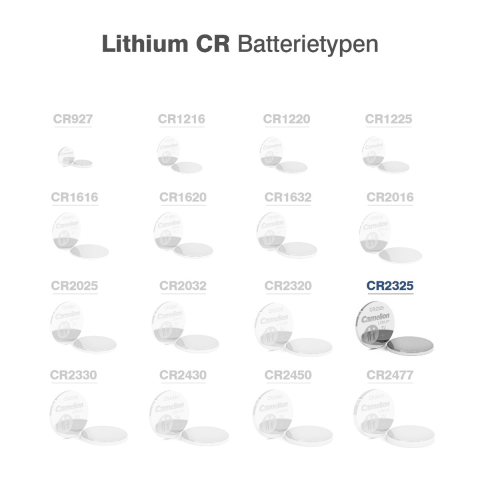 Baterie Litiu CR2325 / BR2325 3V 190mAh, Dimensiuni 23x2.5 mm, Pentru Chei Masina, Aparate Medicale, Cantare, Calculatoare, Blister 1 Bucata, Camelion [2]