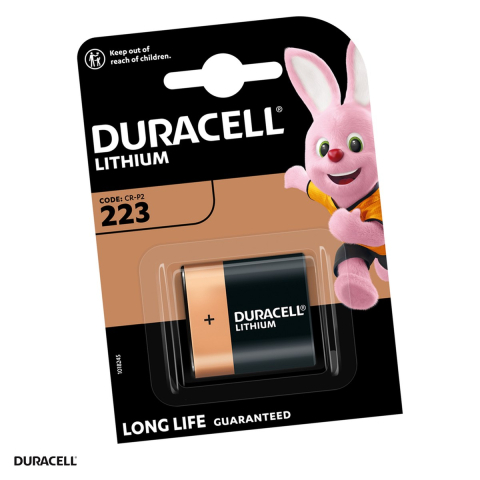 Energy - Baterie litiu Duracell CR-P2 223, 6 V, Li-MnO2, echivalent CRP2, DL223, 223, 35 x 19.5 x 36 mm, baterie foto, in blister