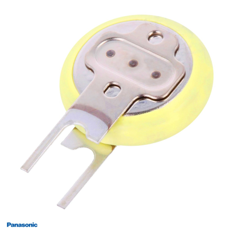 Energy - Baterie litiu Panasonic BR1225-VCN, cu terminale pentru montaj vertical, litiu - monofluorura de carbon, 3 V, 48 mAh, 12.5 x 2.5 mm, bulk (vrac)
