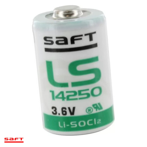 Baterie litiu Saft LS 14250 1/2AA, 3.6 V, 1200 mAh, Li-SOCl2, 14.65 x 24.8 mm, bulk [0]
