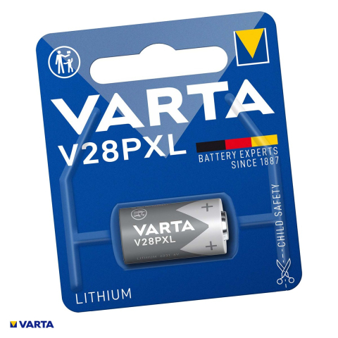 Baterii Foto - Baterie litiu VARTA 2CR1/3N, 6 V, 170 mAh, Li-MnO2, echivalent V28PXL, PX28L, 2CR11108, 13 x 25.2 mm, baterie foto, in blister