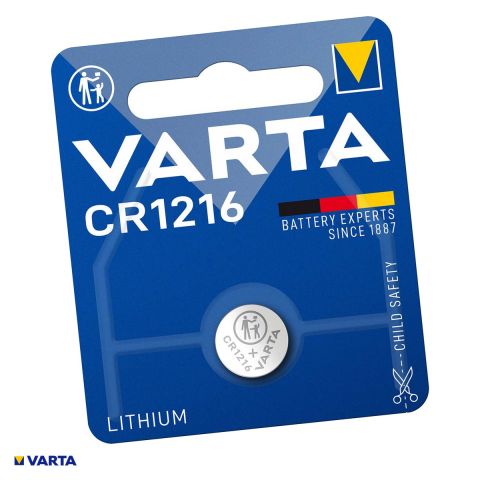 Energy - Baterie litiu VARTA CR1216, litiu - dioxid de mangan, 3 V, 27 mAh, 12.5 x 1.6 mm, in blister