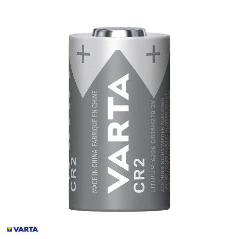 Baterie litiu VARTA CR2, 3 V, 920 mAh, Li-MnO2, echivalent DLCR2, CR15H270, 15.6 x 27 mm, baterie foto, in blister [3]
