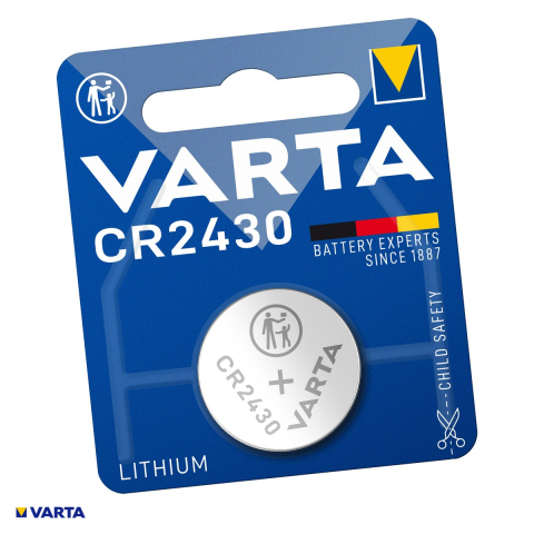 Energy - Baterie litiu VARTA CR2430, litiu - dioxid de mangan, 3 V, 300 mAh, 24.5 x 3.0 mm, in blister