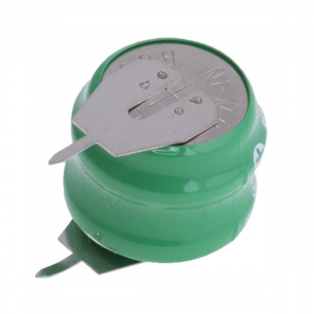 Baterie NiMH, KINETIC, MH80B2AL2, diametru de 15 mm, 2.4V, 80mAh, 2 pini, 6084, verde [1]