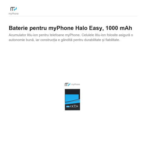 Baterie pentru myPhone Halo Easy, 1000 mAh [1]