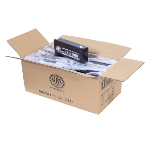 Baterie Reincarcabila F1 12V Stationara VRLA 2.3Ah AGM, Dimensiuni 178x35x60 mm, TED Electric GBS1223, pentru sisteme alarma si securitate, iluminare, backup energie [4]
