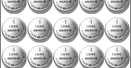 Baterii alcaline AG13 1.5V Maxell tip LR44, 5 bucati/folie,(pret/buc) - AG13 [1]