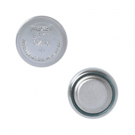 Baterii ceas alcaline - Baterii alcaline Maxell, tip buton, LR41, AG3, 392A,10 bucati/blister