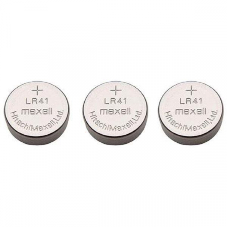 Baterii alcaline Maxell, tip buton, LR41, AG3, 392A,10 bucati/blister [1]