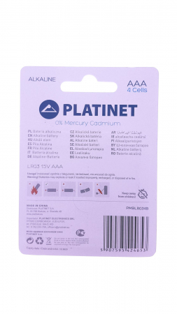 Baterie, PLATINET, PRO, LR-3, AAA, 4 buc [2]