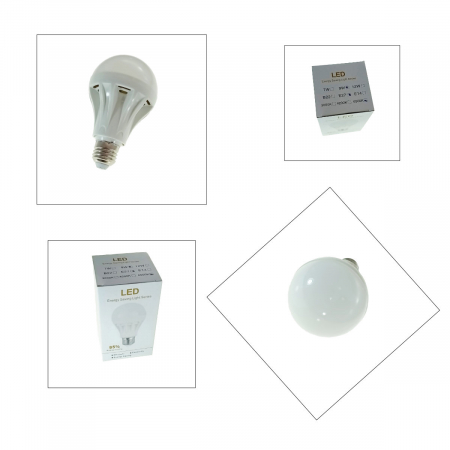 Bec LED clasic E27, 9W, 6500K, 806 lm, lumina rece [2]