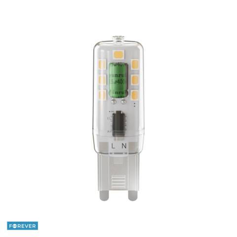 Becuri G9 - Bec LED Forever Light G9, 2.2 W, 200 lm, lumina rece 6000K, clasa F