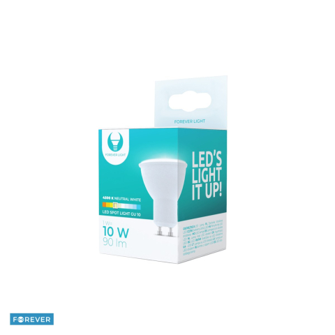 Iluminare si Electrice - Bec LED Forever Light GU10, 1 W, 90 lm, lumina neutra 4500K, clasa F