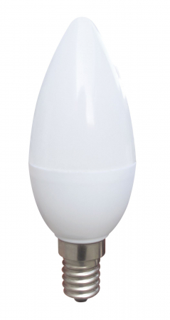 E14 lumina naturala - Bec Led  Omega 43395 bulb eco,4200K E14 6W,520lm,lumina naturala, tip lumânare