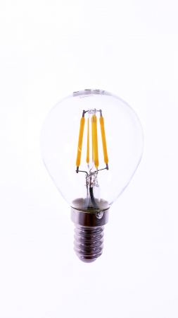 E14 lumina calda - Bec Led Bulb Omega Filament E14 2800K 4W 43553 - OMELE14F-4W