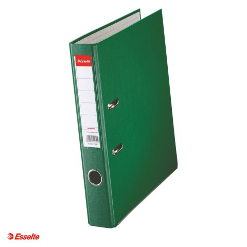 Bibliorafturi - Biblioraft Esselte Economy, PP, A4, 50 mm, capacitate 350 coli (80 g/mp), verde